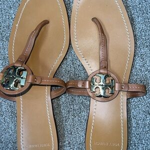 Tory Burch Tan Leather Sandals